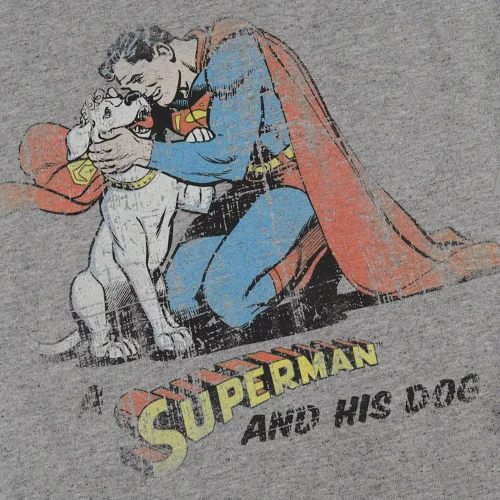 Vista 5 de Camiseta y calcomanías de los cómics de Superman and His Dog DC