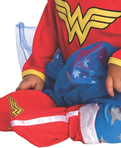 Vista 3 de Rubies Disfraz de mujer maravilla de Dc Comics de bebé niña