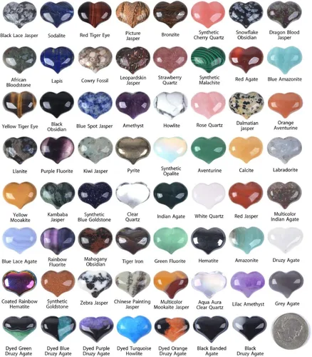 Vista 2 de Justinstones Caja de colección de piedras preciosas surtidas de piedras preciosas pequeñas hinchadas con cristal curativo, Piedra