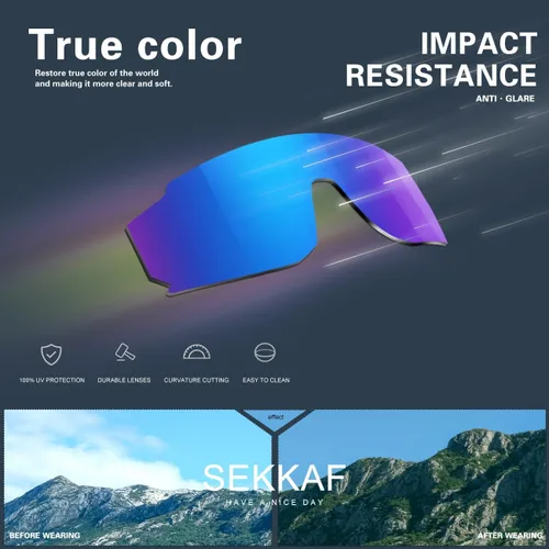 Vista 6 de SEKKAF Gafas de sol de béisbol juveniles para niños, gafas de sol deportivas para niños y niñas, gafas de softbol para ciclismo, protección UV400