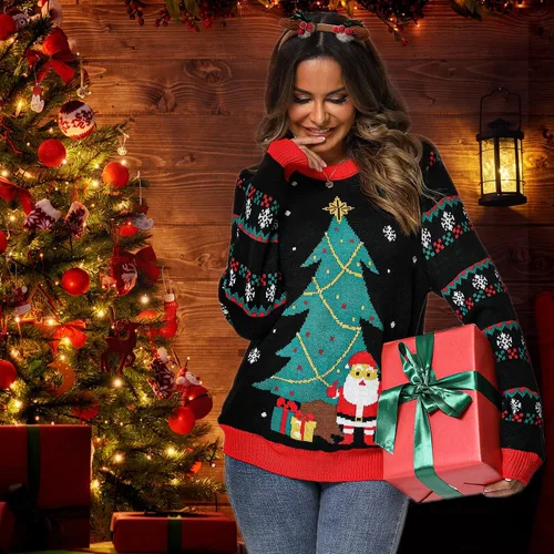 Vista 8 de Acekid Women Men Normal Christmas