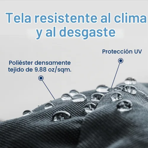 Vista 5 de Toldo Aleko retráctil, motorizado, para patio Gris