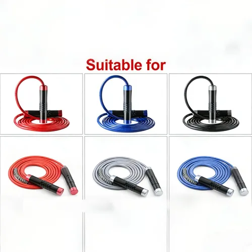 Vista 5 de Bloques de peso de metal extraíbles adecuados para cuerda de salto con peso Redify - 2 bloques de metal, 0.8 libras en total