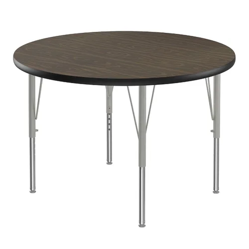 Vista 27 de Correll - Mesa rectangular de actividades para el aula de 24 x 36 pulgadas, altura ajustable (19-29 pulgadas), granito negro, parte superior