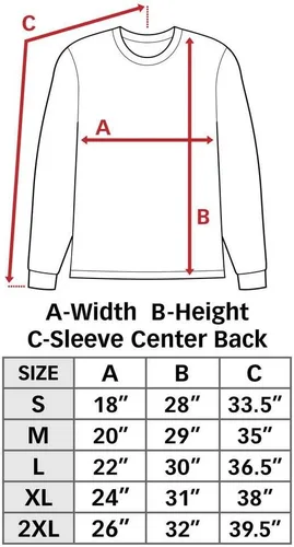 Vista 4 de Alpha Phi Omega Twill Letter Long Sleeve Tee