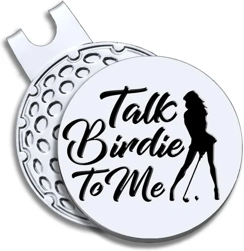 Vista 8 de Strong Woman Golfer Ball Marker with Magnetic Hat Clip, Funny Golf Accessories Gifts for Proud Women, Novelty Birthday Gifts for Women Golfer Fan