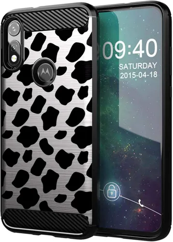 Vista 6 de CasesOnDeck - Funda compatible con Motorola Moto E (2020), diseño delgado, flexible, elegante, de protección contra golpes, funda de poliuretano