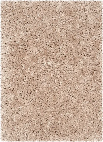 Vista 4 de SAFAVIEH Popcorn Shag Collection - Alfombra decorativa, 2 x 3 pies, beige, hecha a mano, 1.8 pulgadas de grosor, ideal para zonas de alto tráfico