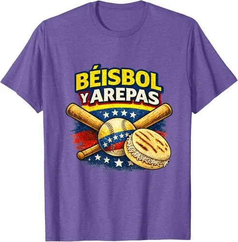 Vista 6 de Camiseta Beisbol y Arepas Venezuelas Baseball Pride Team 2026