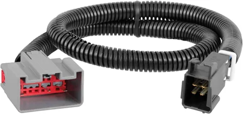 Vista 5 de CURT 51436 Arnés de cableado eléctrico del controlador de freno de remolque de enchufe rápido, seleccione Ford F150, F250, F350, F450, F550 Super