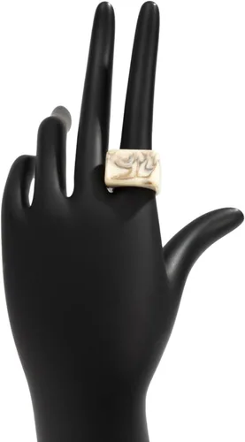 Vista 3 de Anillos gruesos de resina multicolor para mujeres y niñas, anillos de resina acrílica, anillos exagerados para nudillos, anillos geométricos