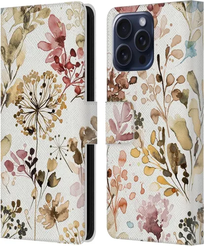 Vista 146 de Head Case Designs Officially Licensed Ninola Beige Wild Grasses Leather Wallet Case Compatible with Samsung Galaxy A07 4G