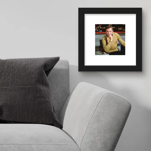 Vista 3 de Trends International Gallery Pops Star Trek - Póster de pared con foto del puente del Capitán Kirk, 12.00 x 12.00 pulgadas, versión de marco negro