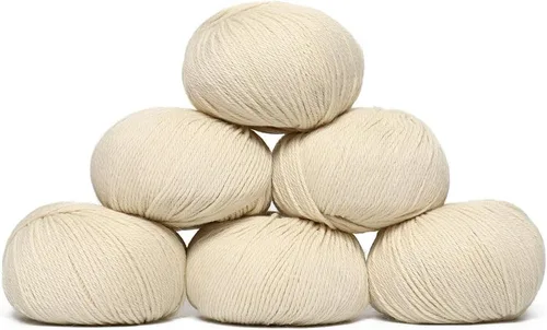 Vista 43 de Juego de 6 madejas de 100% lana de alpaca bebé (10.58 oz) de peso DK, fabricadas en Perú, celestial suave y perfecto para tejer y hacer ganchillo