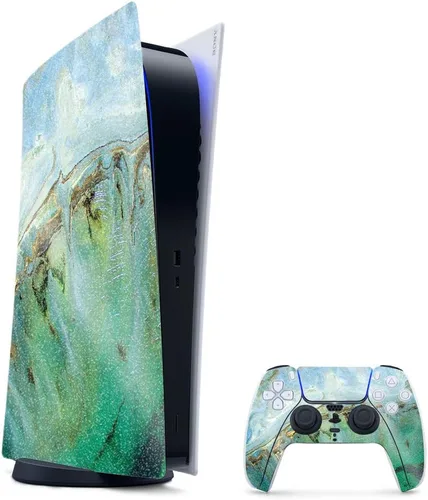 Vista 36 de MightySkins - Skin para juegos con purpurina brillante para PS5 y PlayStation 5, ágata amatista, acabado duradero con purpurina de alto brillo