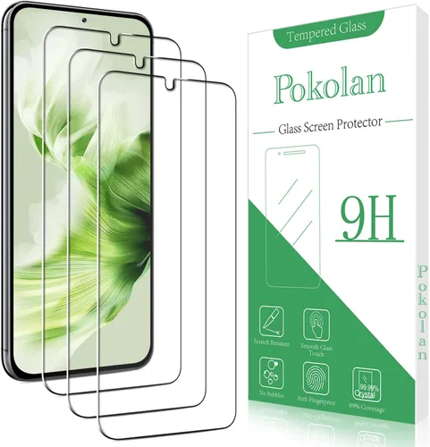 Vista 15 de Pokolan Protector de pantalla para Samsung Galaxy S23 5G Película de vidrio Transparente