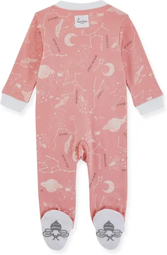 Vista 2 de Burt's Bees Baby - Pijama de una pieza de 100% algodón orgánico con cremallera frontal, mameluco de bebé para dormir