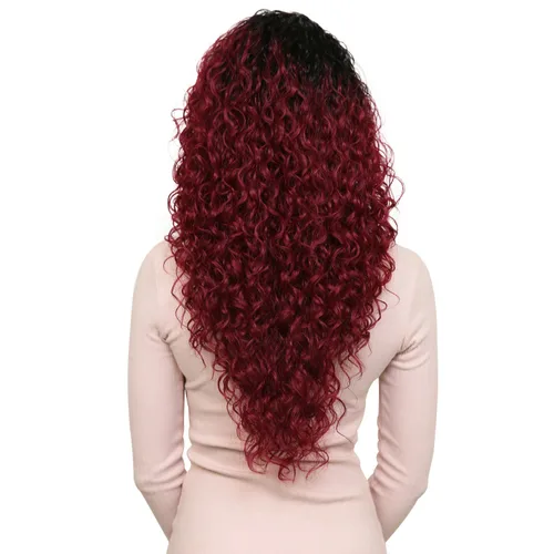 Vista 9 de Sensationnel Instant Boutique Bundles - Peluca sintética de aspecto natural con volumen profundo (1 JETBLACK)