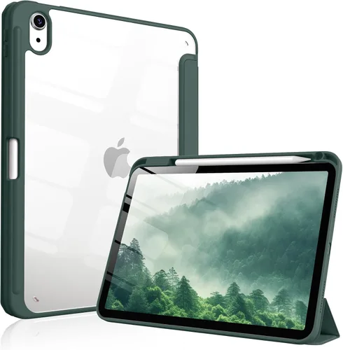 Vista 16 de Funda para iPad (A16) de 11ª generación de 11 pulgadas 2025, funda para iPad de 10.9 pulgadas 2022 con soporte para lápices, funda a prueba de Negro