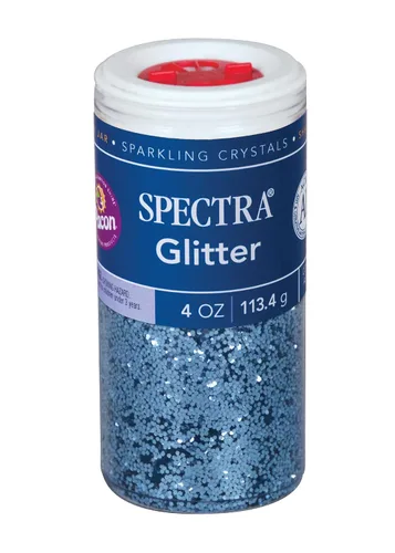 Vista 10 de Purpurina para manualidades Spectra, color negro, 4 oz, 1 frasco