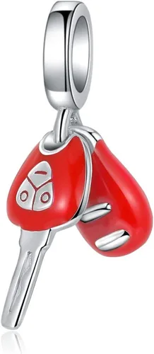Vista 17 de Dijes de cuentas de plata de ley 925 que se ajustan a pulseras y collares Pandora, regalos de joyería para mujeres