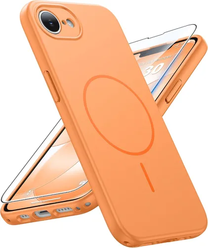 Vista 50 de FNTCASE Funda para iPhone 17 Pro: Fundas delgadas translúcidas de color azul claro compatibles con MagSafe, protección completa de la cámara