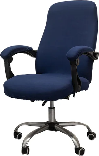 Vista 34 de Melaluxe Funda para silla de oficina con fundas para brazos - Funda elástica universal para silla de escritorio, fundas para silla de computadora