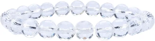Vista 33 de Colección Cherry Tree - Pulseras de cuentas de gemas para mujeres y hombres, tamaños pequeños, medianos y grandes, cuentas redondas de 8 mm Cuarzo