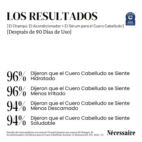 Vista 7 de Nécessaire El champú. Champú complejo de ácido hialurónico + vitamina B para mujeres y hombres.