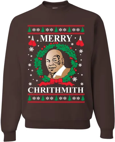 Vista 46 de Merry Chrithmith Ugly Christmas Sweater Unisex Crewneck Graphic Sweatshirt Negro Bitcheth