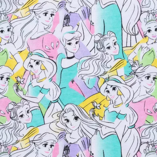 Vista 7 de Disney Princess Aurora Ariel Jasmine - Paquete de 3 camisetas gráficas para niñas pequeñas a niños grandes
