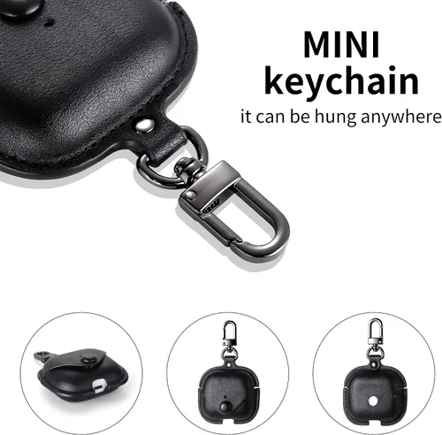 Vista 4 de MODOS LOGICOS Funda para Air Pods 3 (2021), funda de cuero con cierre rápido seguro compatible con Apple AirPods 3ª generación de funda de carga