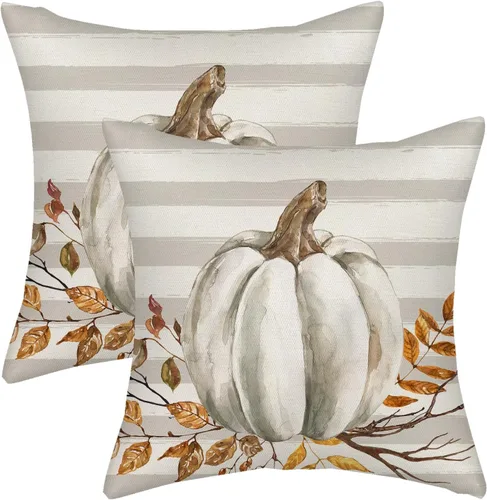 Vista 76 de Juego de 2 fundas de almohada para el 4 de julio, 16 x 16 pulgadas, Día de la Independencia, Día de los Caídos, decoración al aire libre, almohadas