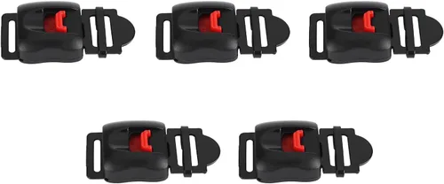 Vista 9 de Hebilla de casco de motocicleta, paquete de 5 cascos de motocicleta, correa de barbilla, hebilla de desconexión rápida para correa universal