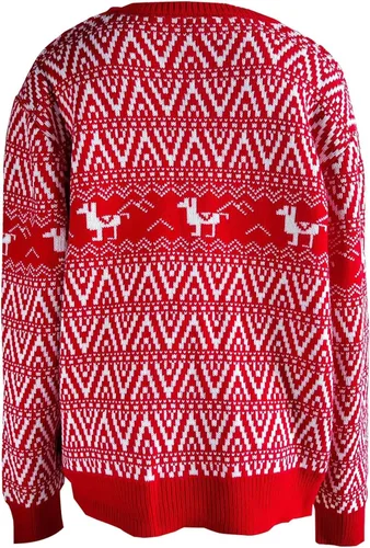 Vista 4 de Womens 2023 Christmas Snowflake Knit Sweater Long Sleeve Crewneck Comfy Pullover Top Sweatshirts Knitwear