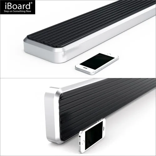 Vista 8 de iBoard - Estribos para Ford F150 2004 a 2008 Super Cab (Excl. Heritage), 6 pulgadas, Plateado