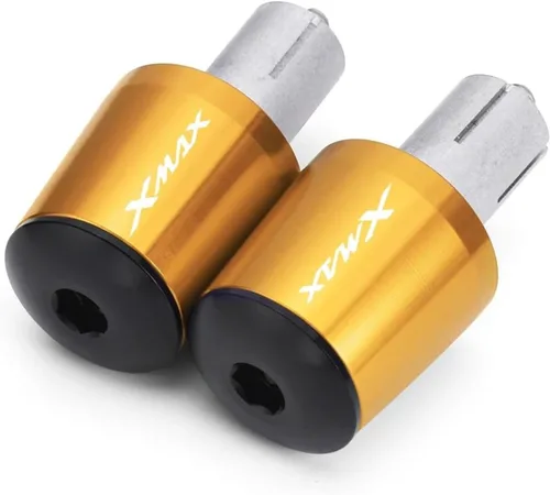Vista 6 de Motorcycle CNC Aluminum Motorcycle Handlebar End 7/8" 22mm Handle Bar Ends Plugs Caps for XMAX300 XMAX400 Xmax X-MAX 125 250 300 400 Handle end Black