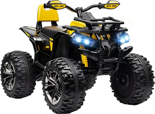Vista 10 de Aosom 12V 10AH Ride on ATV with Dual Motors, 5 MPH Max Speed, Blue