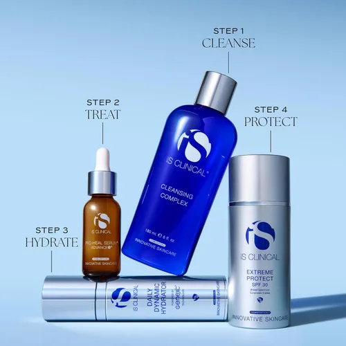 Vista 6 de iS CLINICAL Daily Dynamic Hydrator, hidratante facial antienvejecimiento con ácido hialurónico, repara y protege la piel, alimentado por