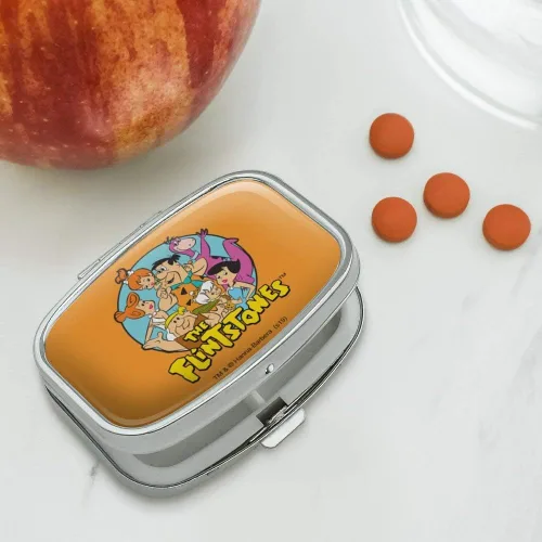Vista 2 de The Flintstones Group - Caja de regalo rectangular para píldoras