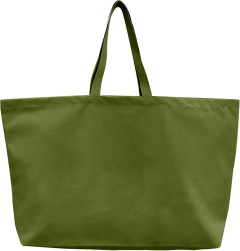 Vista 7 de Bolsa de lona grande, extra grande, para compras, playa, reutilizable, más grande, bolsa sólida lisa de 28 x 8 x 16 pulgadas Largest Plain Solid