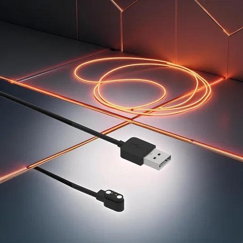 Vista 5 de Compatible con cargador de reloj inteligente Da Fit, cable de cargador USB de repuesto de 3.3 pies, cable de carga para reloj inteligente, reloj