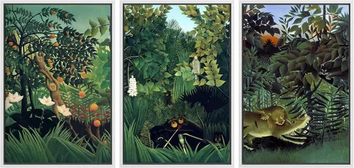 Vista 42 de MUDECOR Lienzo enmarcado para pared, juego de arte de ramo de flores de vida muerta de Marie Frosch, naturaleza, desierto, ilustración, arte