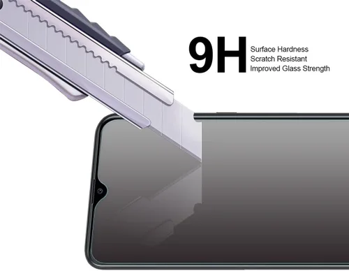 Vista 4 de Supershieldz Protector de pantalla de vidrio templado diseñado para Samsung Galaxy A20, antiarañazos, sin burbujas