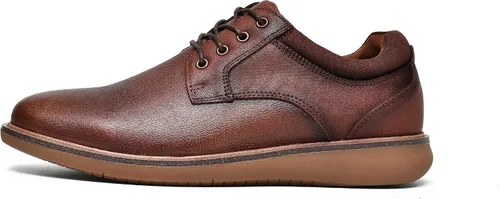 Vista 3 de Arkbird Mens Casual Dress Shoes Mens Dress Sneakers Leather Shoes Business Casual Shoes Men Brown Shoes
