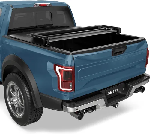 Vista 10 de Low-Profile Flip-Up Hard Tri-Fold Tonneau Cover for Ford Ranger (2019-2023)—Fits 5.0ft Short Bed