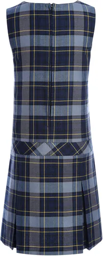 Vista 2 de Tommy Hilfiger Suéter a cuadros para niñas ropa de uniforme escolar para niñas pequeñas y grandes lavable a máquina