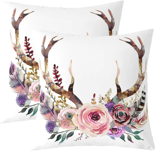 Vista 12 de Juego de 2 fundas de almohada de galaxia de 16 x 16 pulgadas, fundas de almohada decorativas suaves para espacio exterior impresas en 3D, fundas