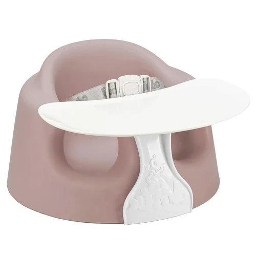 Vista 13 de Bumbo Asiento de piso de plástico Lite y bandeja combo, 3 a 12 meses Breige