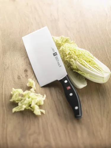 Vista 4 de ZWILLING Twin Pollux - Cuchillo de chef chino, 7 pulgadas, color negro